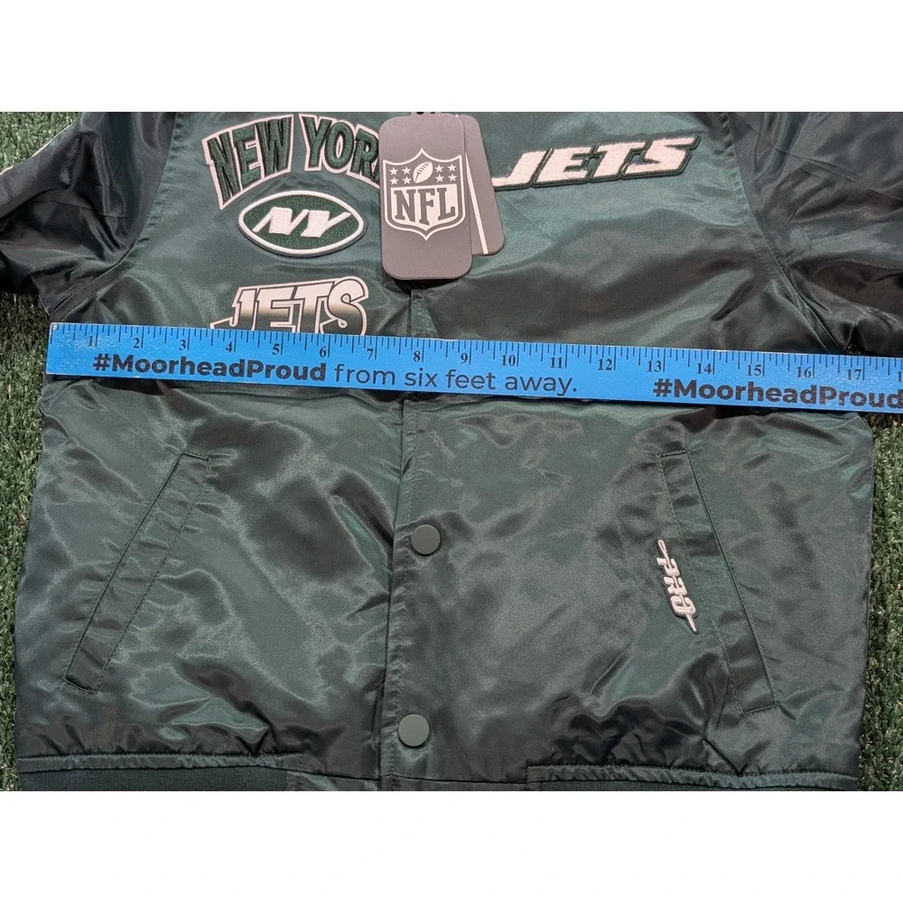 Pro Standard New York Jets Kids Satin Varsity Jacket New FNJB6411893-FOR Size M